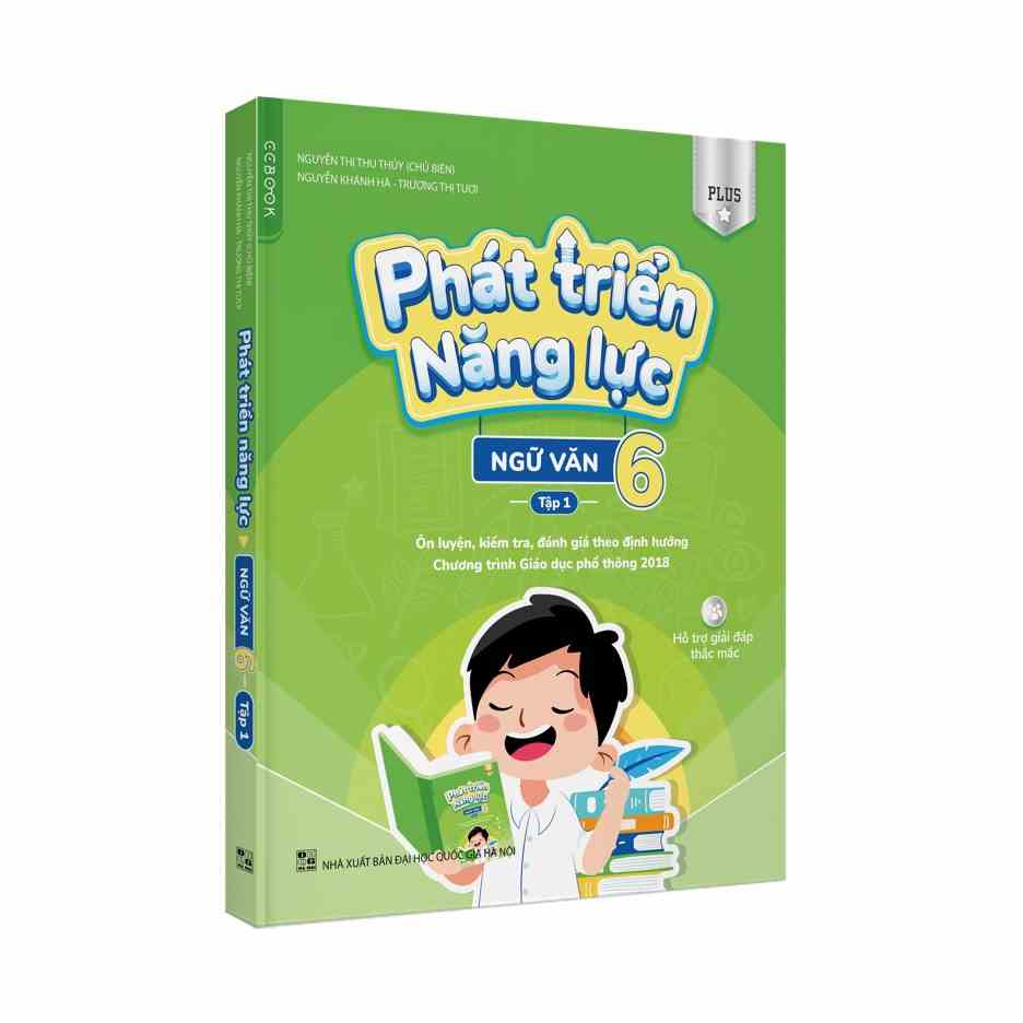 Sách tham khảo lớp 6 chương trình mới - Phát triển năng lực Ngữ văn 6 - Tập 1 (plus) - Chính hãng CCbook