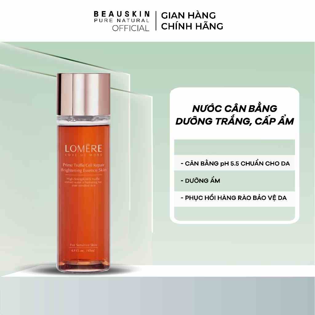 Nước Cân Bằng LOMERE Prime Truffle Cell Giúp Dưỡng Trắng, Cấp Ẩm Và Bảo Vệ Cho Da 145ml