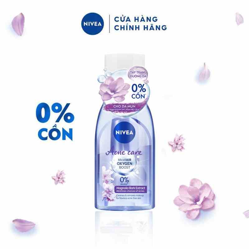 Nước tẩy trang Nivea cho da mụn Acne Care Makeup Clear Micellar Water 125ml - 89270