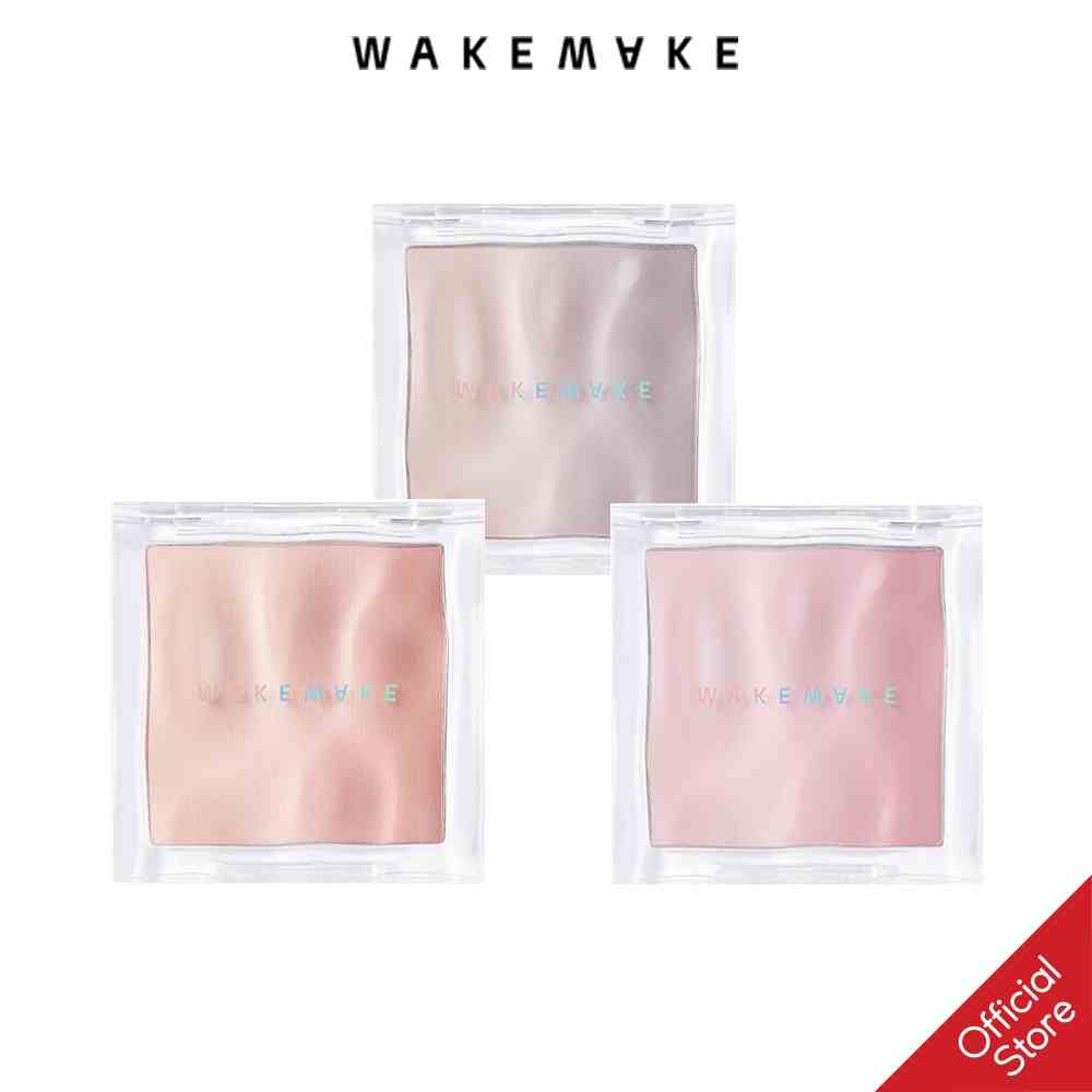 [Mã BMTTC60K giảm đến 60K đơn 50K] Bảng Phấn Má Hồng Wakemake Mix Blurring Volume Blush 9.5g