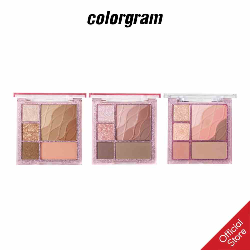 [Mã BMLTA35 giảm đến 35K đơn 99K] Bảng Phấn Trang Điểm Đa Năng COLORGRAM Multi Cube Palette 8g