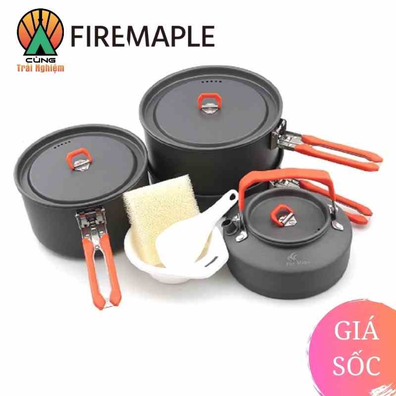 Bộ Nồi Chảo Nấu Ăn Fire Maple FEAST 4 Gọn Nhẹ Chuyên Dụng Cho Du Lịch, Dã Ngoại Cắm Trại