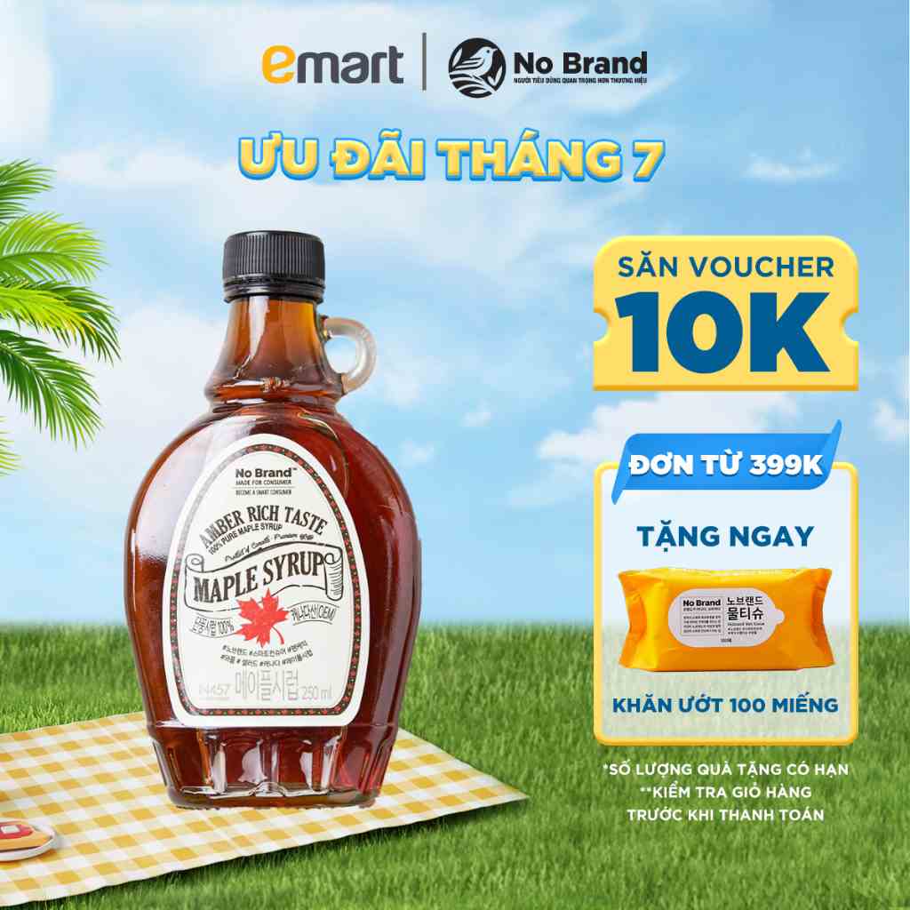 Siro Nhựa Cây Lá Phong No Brand 250ml - Emart VN