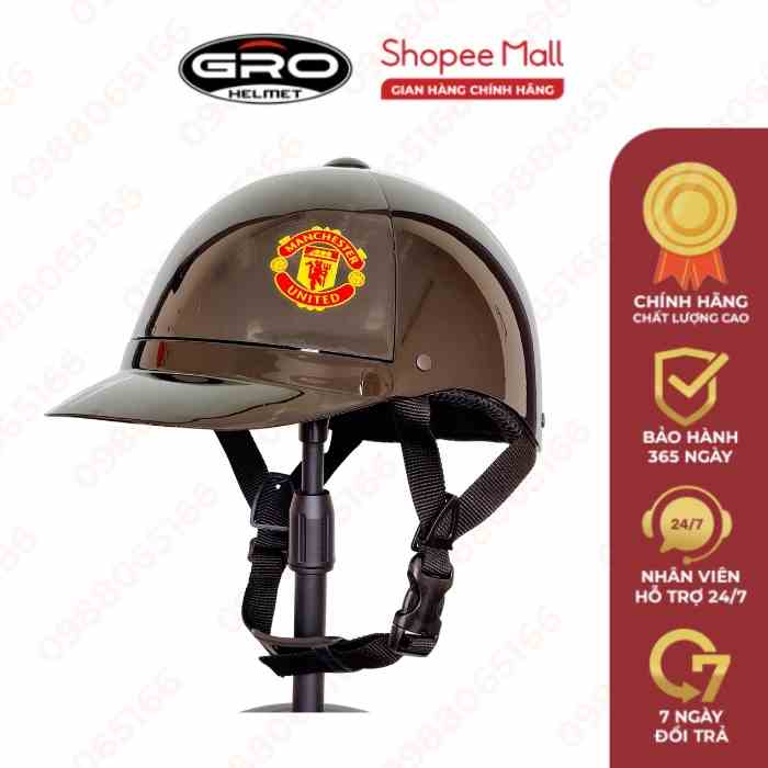 Mũ bảo hiểm lưỡi trai nam GRO HELMET