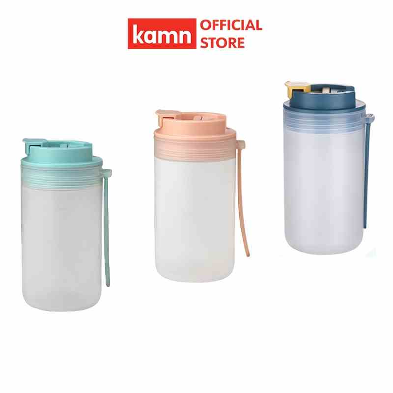 [Mã BMLTB200 giảm đến 100K đơn 499K] Bình nước nhựa đa năng Kamn 350ml, 3 màu, cách nhiệt, chống nóng