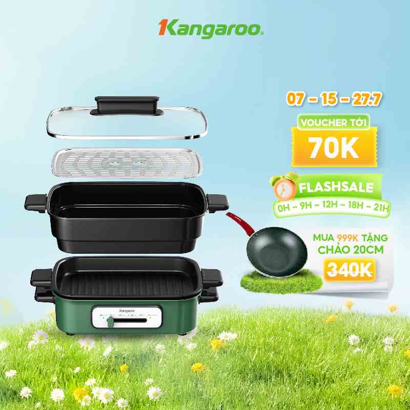 Nồi lẩu nướng đa năng Kangaroo KG5EGH dung tích 5L