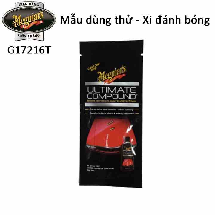 [Mẫu dùng thử] Meguiars Xi đánh bóng bề mặt sơn xe ô tô (Xi bước 1) - Ultimate Compound - G17216T