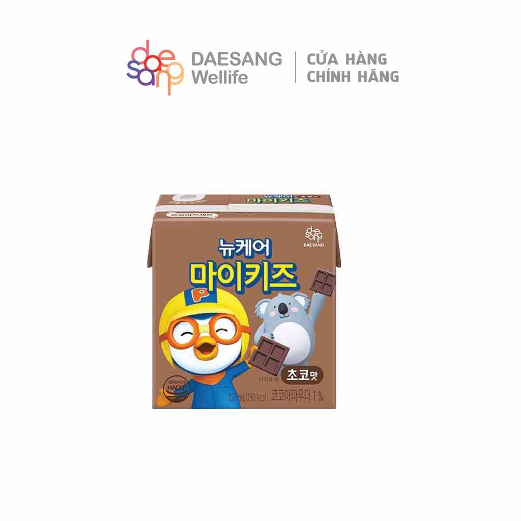 [Mã BMLTB200 giảm đến 100K đơn 499K] Sữa dinh dưỡng nucare pororo vị chocolate DAESANG WELLIFE Nucare mykids choco 150ml