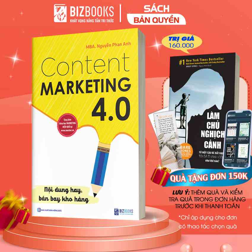 Sách Content Marketing 4.0: Nội Dung Hay, Bán Bay Kho Hàng - Tặng kèm khóa học online