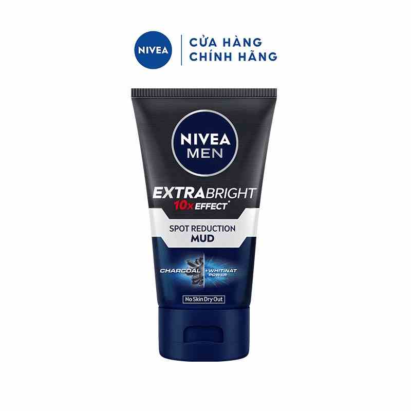 Sữa rửa mặt bùn khoáng Mud giúp sáng da & kiểm soát nhờn Nivea Men (100g) - 81775