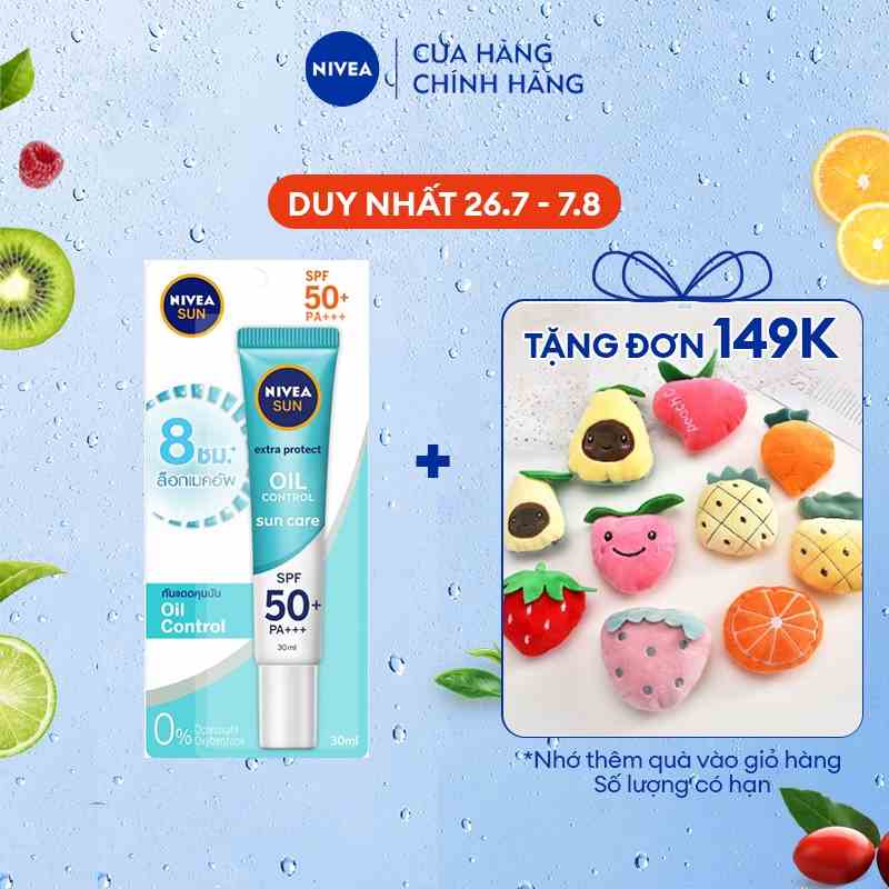 Tinh chất chống nắng Nivea dưỡng trắng & kiểm soát dầu SFP50+ PA+++ (30ml) - 86060