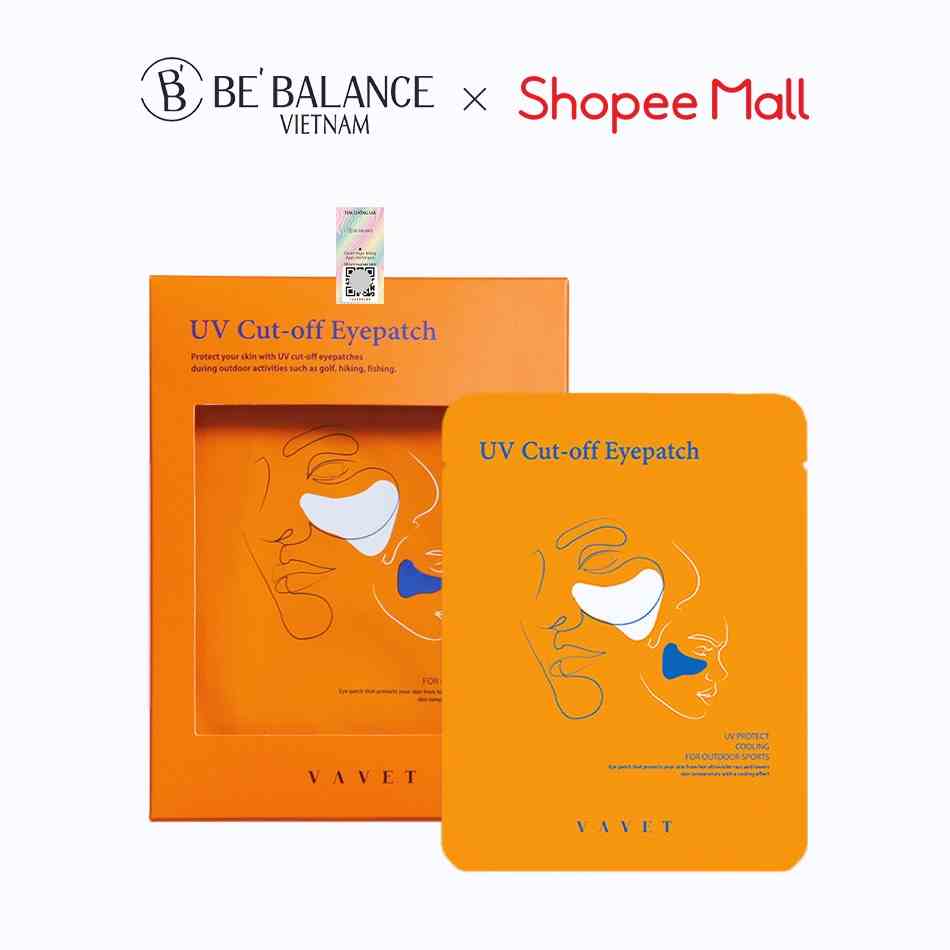 Miếng dáng chống tia UV VAVET UV Cut-Off Eyepatch 5 miếng