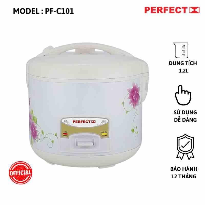 Nồi Cơm Điện Perfect PF-C101 1 lít 2