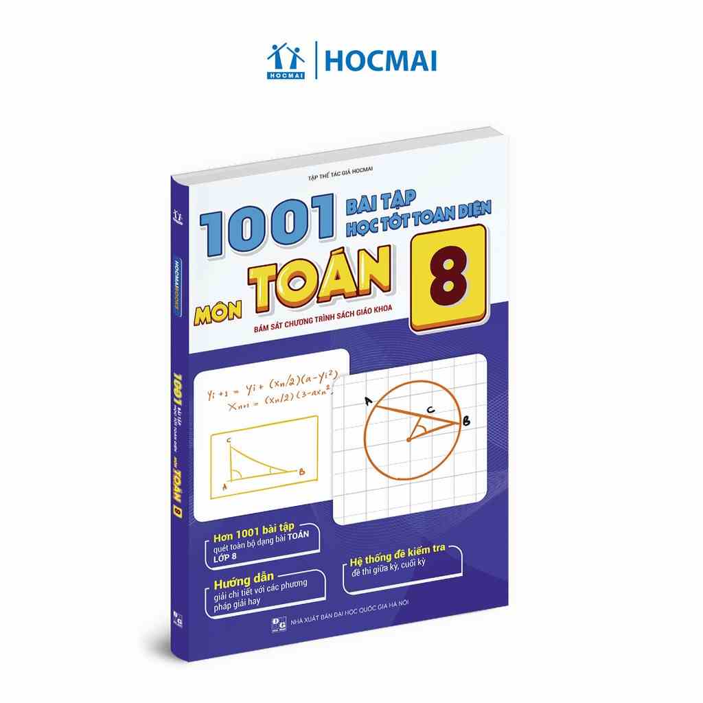 Sách - 1001 Bài Tập Học Tốt Toàn Diện Môn Toán Lớp 8