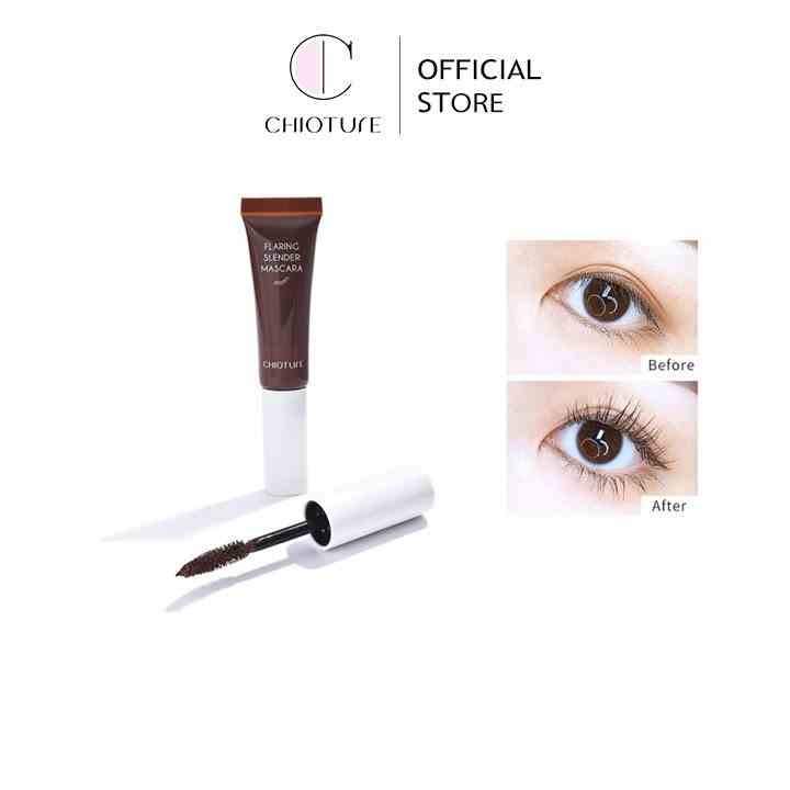 [Mã BMLTB35 giảm đến 35K đơn 99K] Mascara Chioture Flaring Slender thiết kế dạng tuýp làm dày và cong mi hiệu quả 8g