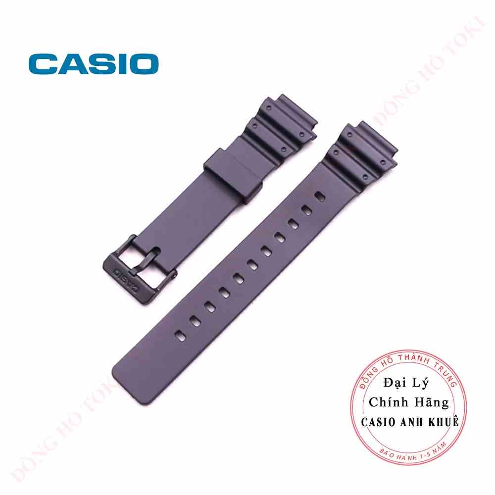 [Mã BMLTB200 giảm đến 100K đơn 499K] Dây đồng hồ casio MRW-200H cao su chính hãng cỡ 18mm