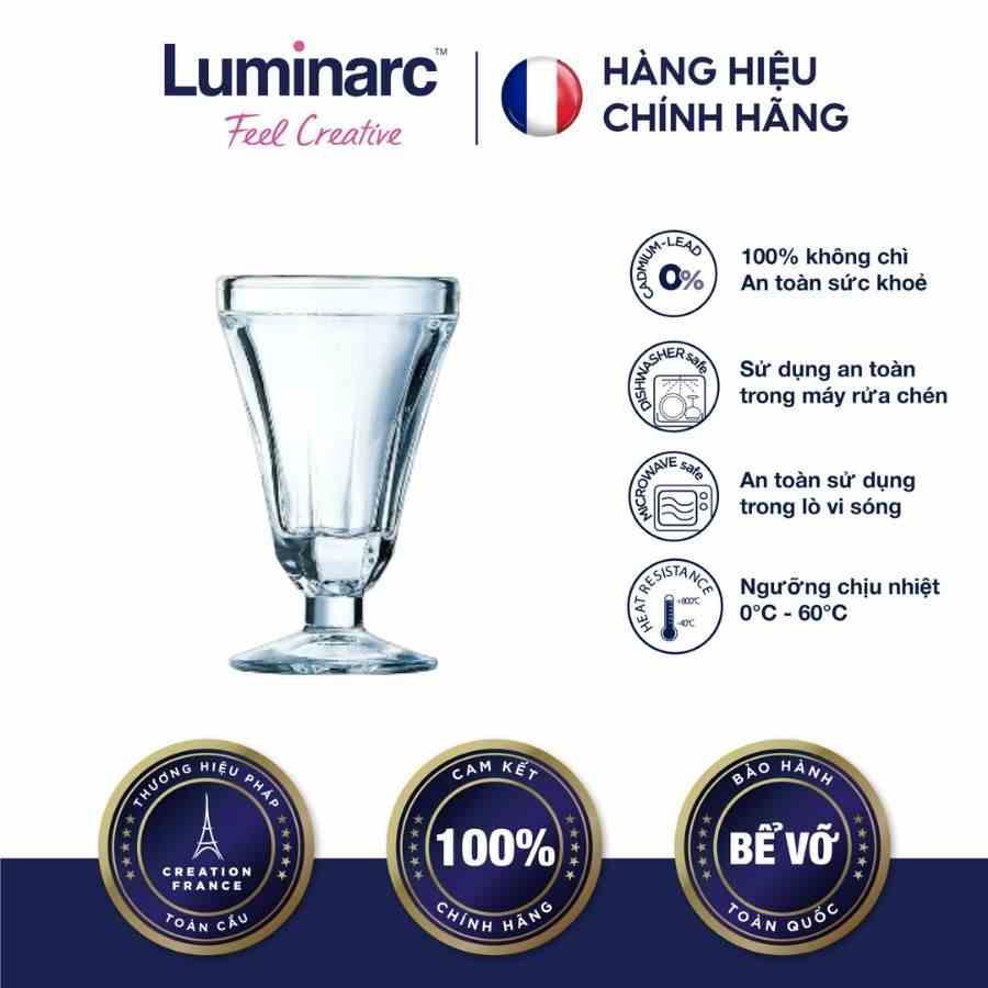 [Mã BMLTB35 giảm đến 35K đơn 99K] Bộ 6 Ly Rượu Thuỷ Tinh Luminarc Fine Champagne 15ml- LUFI01105