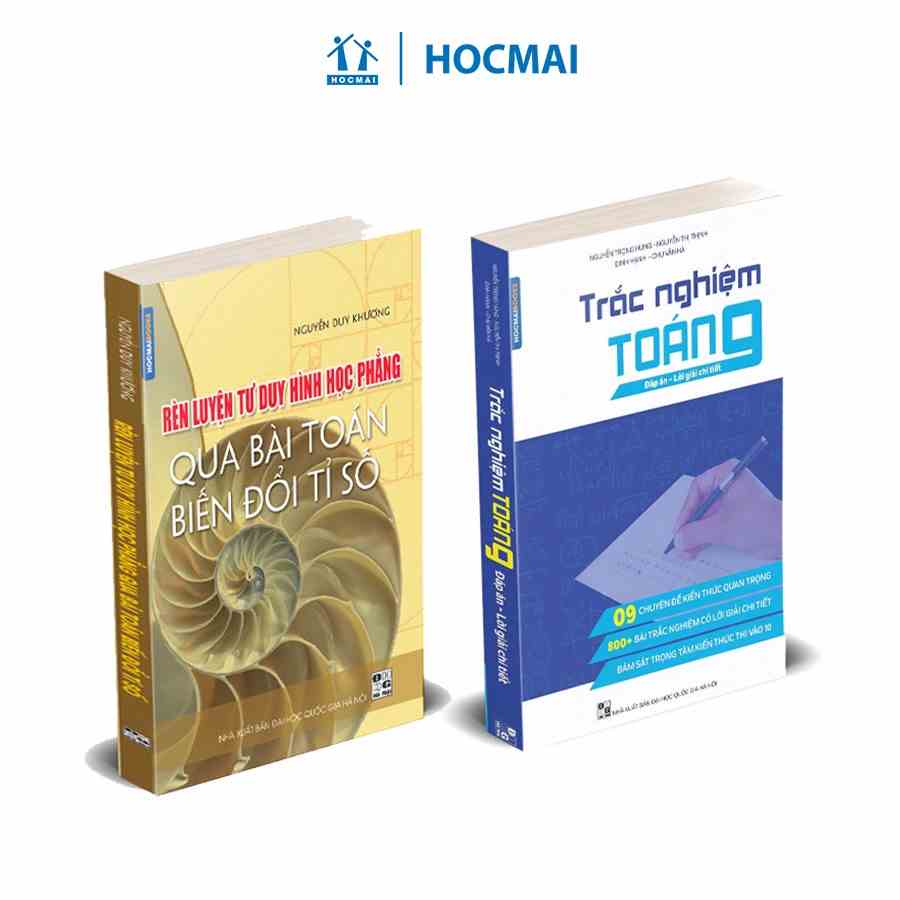 Sách - Combo luyện thi vào 10 toán - Trắc nghiệm Toán 9 -  Rèn tư duy hình học phẳng qua bài toán biến đổi tỉ số