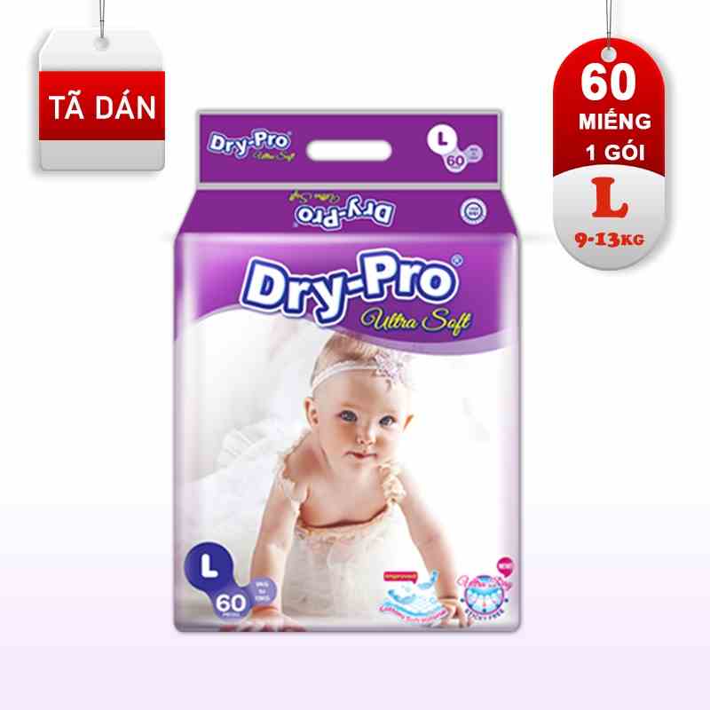 [Mã BMLTA35 giảm đến 35K đơn 99K] TÃ DÁN GÓI NHỎ DRY-PRO siêu mềm nhập khẩu MALAYSIA