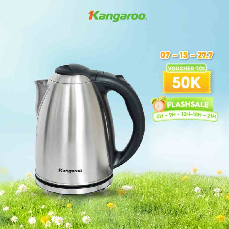 [Mã ELHIEN giảm 10% đến 500K]Bình đun siêu tốc Kangaroo KG20SK1