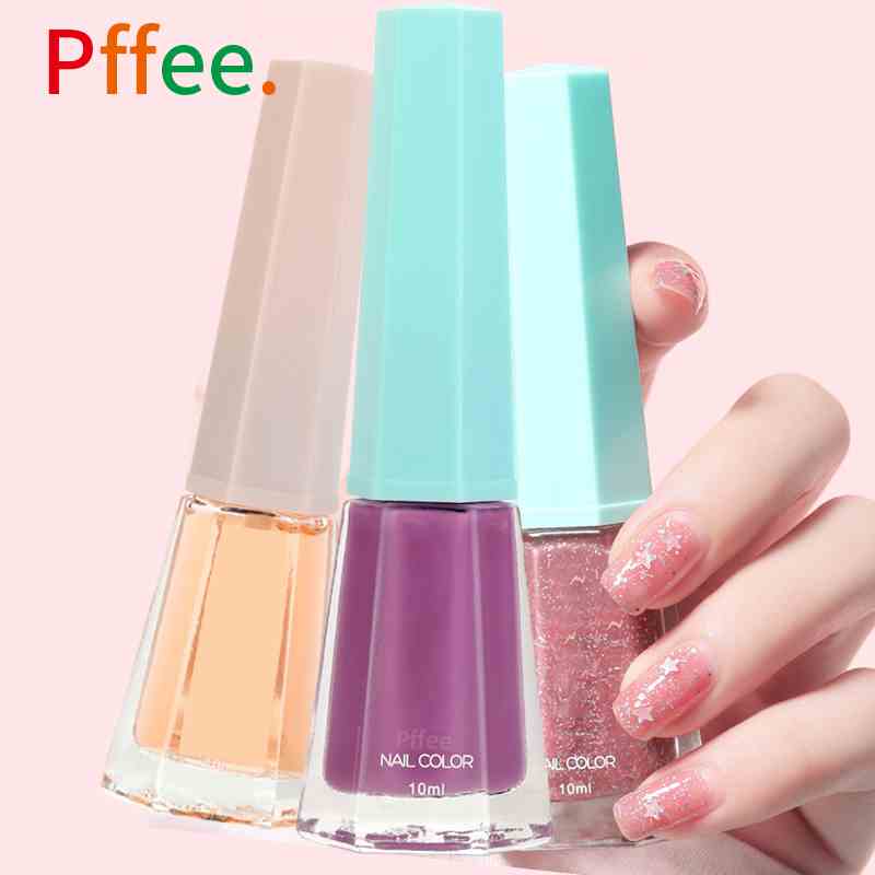 10ML Gel sơn móng tay pffee khô nhanh tự nhiên bán vĩnh viễn 12ml không cần đèn LED UV