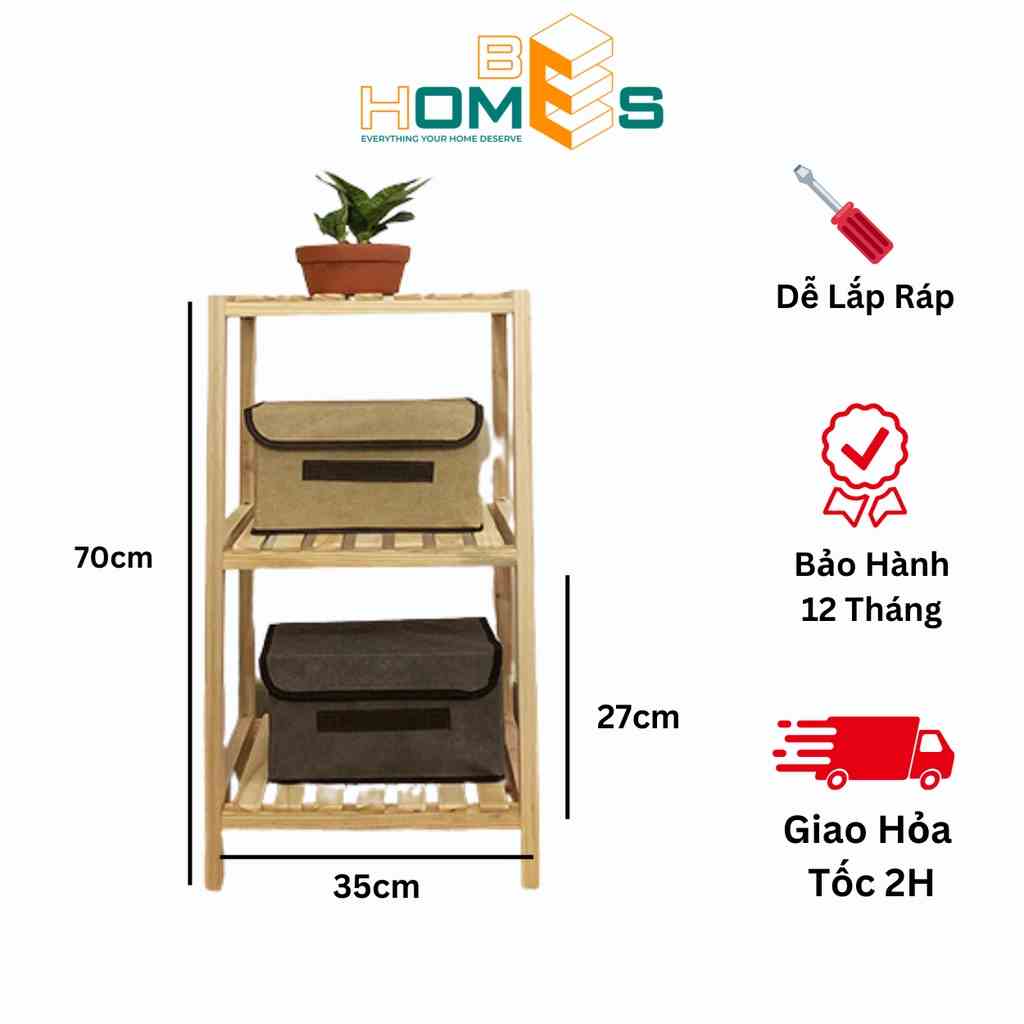 [Mã BMLTB35 giảm đến 35K đơn 99K] Hỏa Tốc Kệ tab đầu giường Behomes 3 tầng