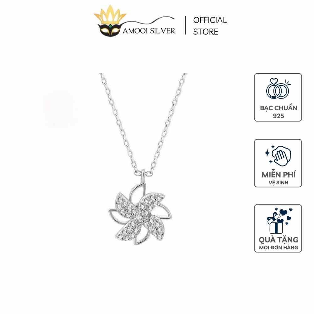 Dây chuyền bạc S925 quạt gió cánh xoay - Amooi Silver AD159