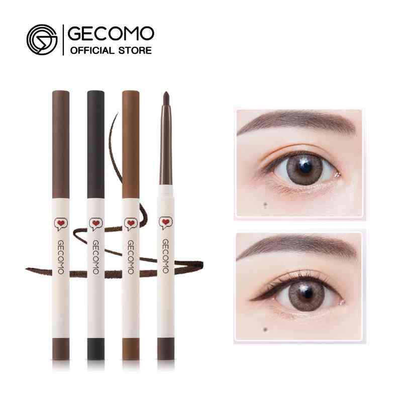 Bút Kẻ Mắt Dạng Gel GECOMO Ngòi Mảnh 3mm Chống Nước Lâu Trôi