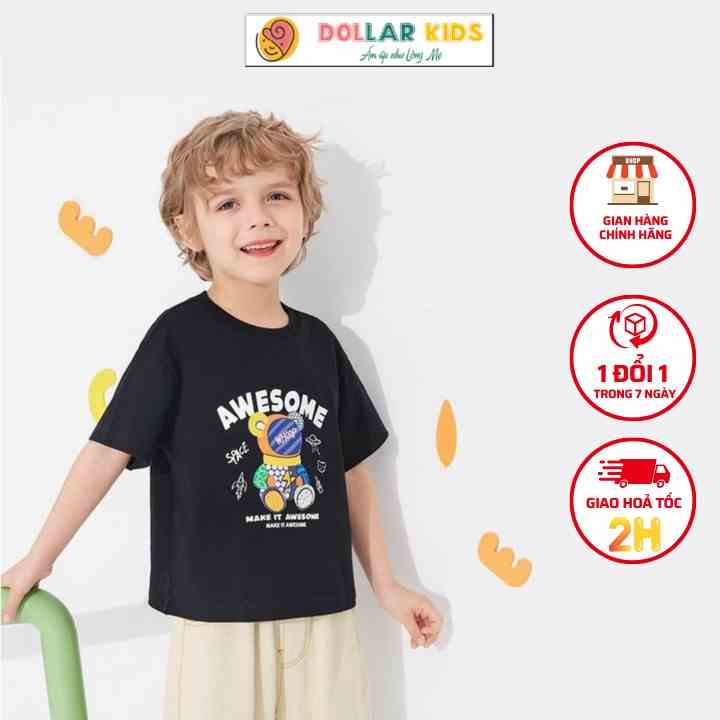 Áo Thun Cho Bé Dollarkids 100%Cotton Cho Tre Từ 10kg Đến 46kg