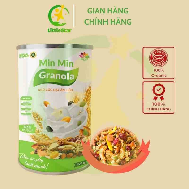 Ngũ Cốc Granola Ăn Liền Min Min 50g - Nguyên Hạt