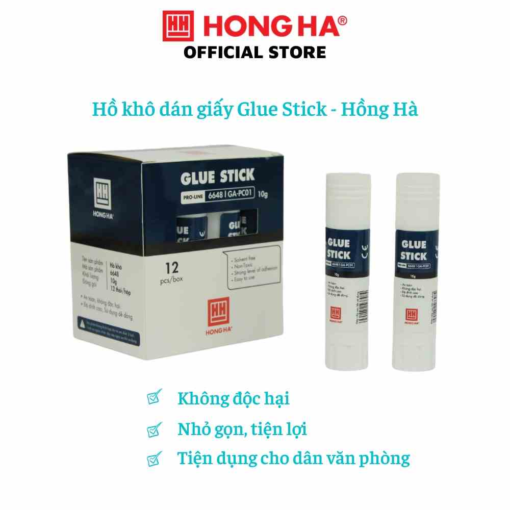 Hồ khô dán giấy Glue Stick văn phòng Hồng Hà - 6648