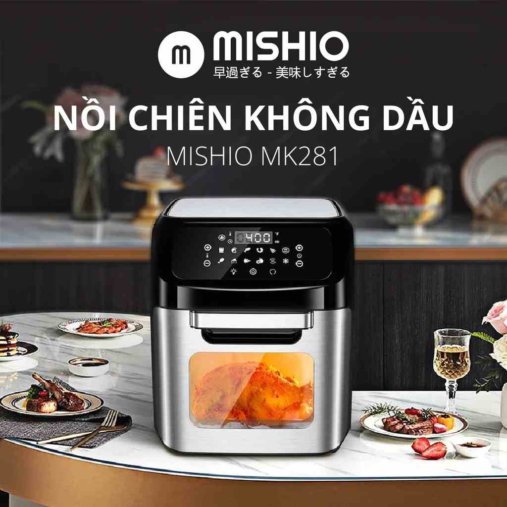 Nồi chiên không dầu 12L điện tử Mishio MK281