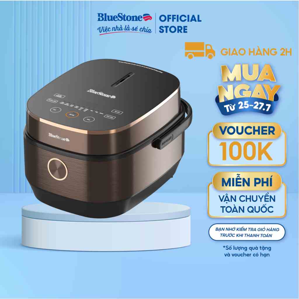 [Mã ELRE2TR giảm 8% đơn 500K] Nồi Cơm Điện Tử 1.5L BlueStone RCB-5949