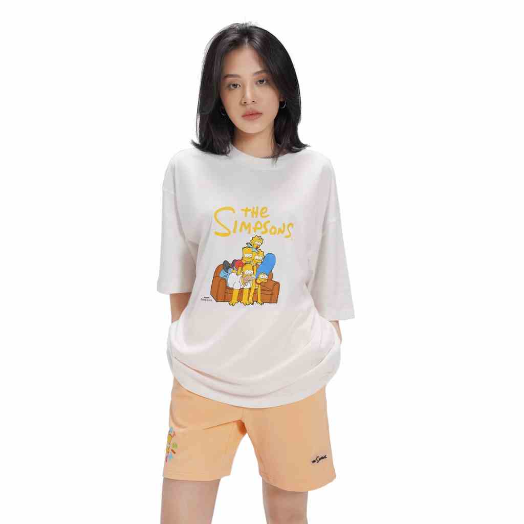 Áo Thun BOO Unisex Dáng Ovesized, Vải Cotton Cao Cấp In Graphic Simpsons BZL