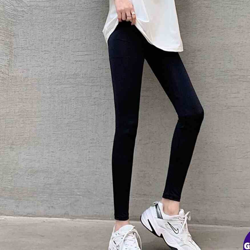 Quần legging nữ LYRA dài lưng cạp cao giữ nhiệt legging thun ôm bó vải dày dặn cao cấp-VXYQD0068