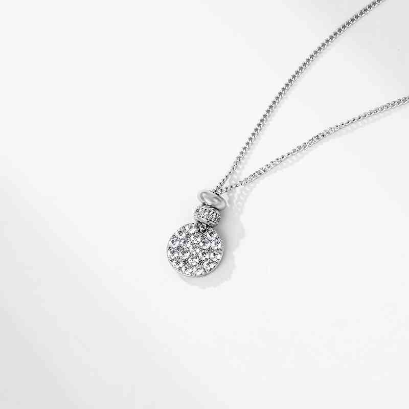 Dây chuyền mặt đính đá tròn đơn giản dành cho nữ ANTA Jewelry - ATJ 8043