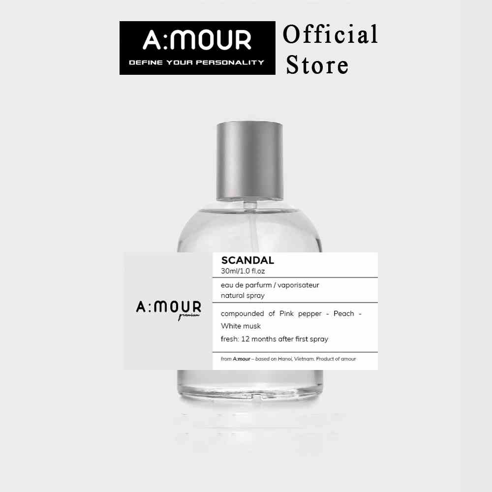 Nước Hoa Nữ Amour Scandal Nguyên Liệu Nhập Pháp Hương Thơm Quyến Rũ Cá Tính Dạng Xịt 30ml Dạng Xịt