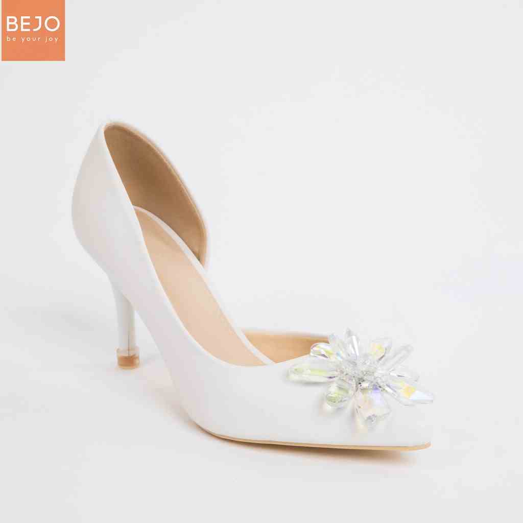 [Mã BMLTB35 giảm đến 35K đơn 99K] GIÀY CƯỚI - GIÀY CÔ DÂU BEJO H51 HOA PHA LÊ - WEDDING SHOES