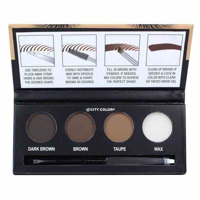 Bộ vẽ chân mày City Color Eyebrow Kit 4 ô