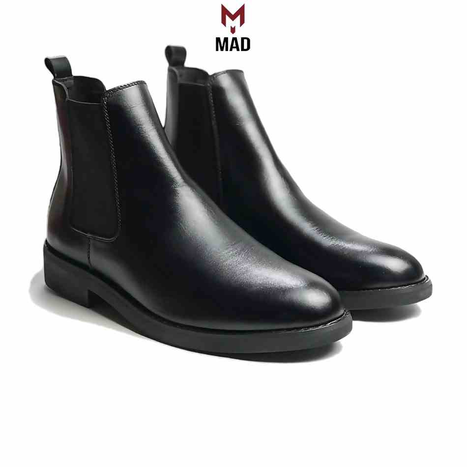 Giày tây công sở cao cổ Chelsea Boots MAD Shoes Classic nam da bò cao cấp thời trang phong cách