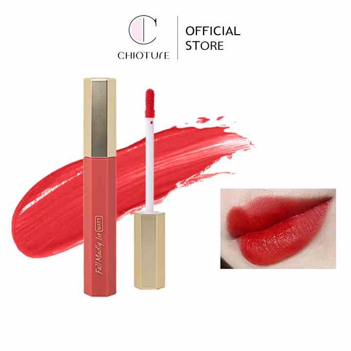 [Mã BMLTB35 giảm đến 35K đơn 99K] Son kem Chioture Fall Madly In Matt Tint mềm mượt không gây khô môi 1.9g