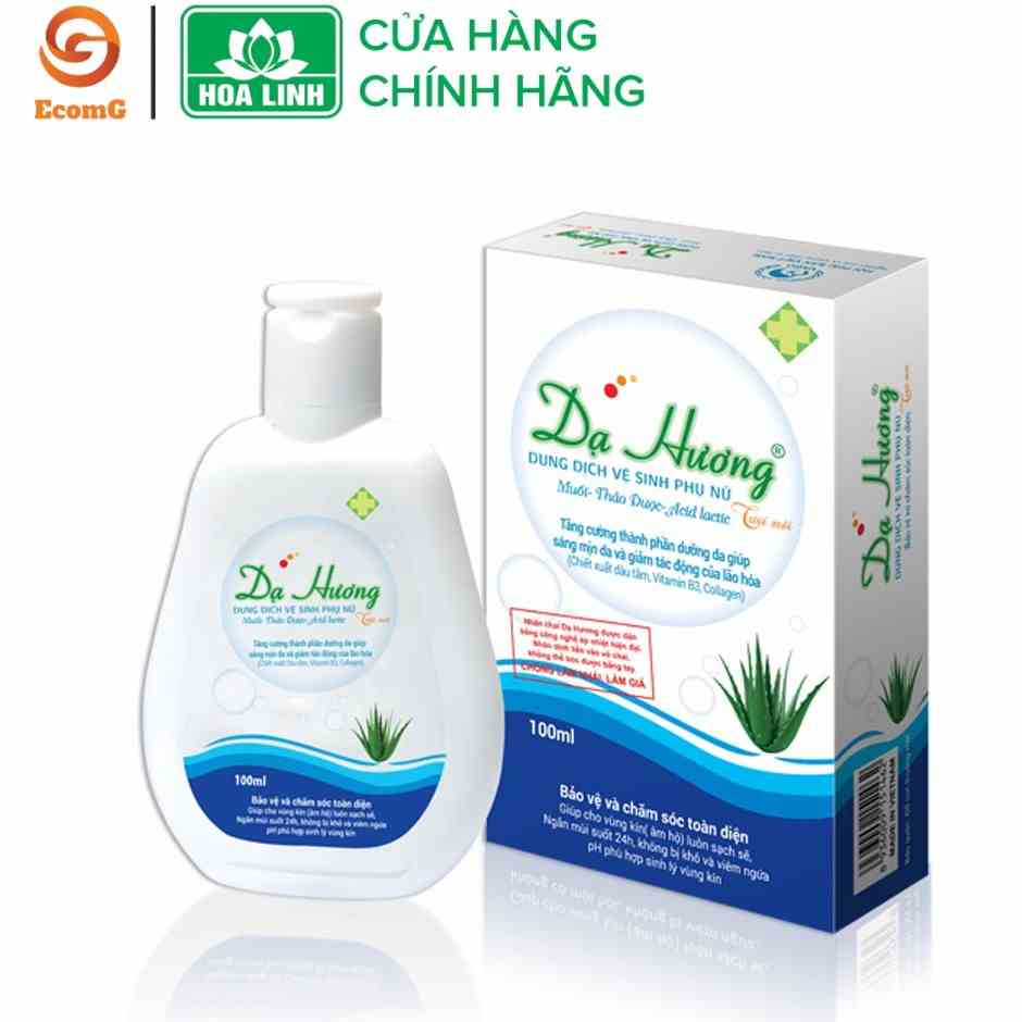 Dung dịch vệ sinh phụ nữ Dạ Hương dạng gel lô hội truyền thống 50ml 100ml 120ml- DH4-02