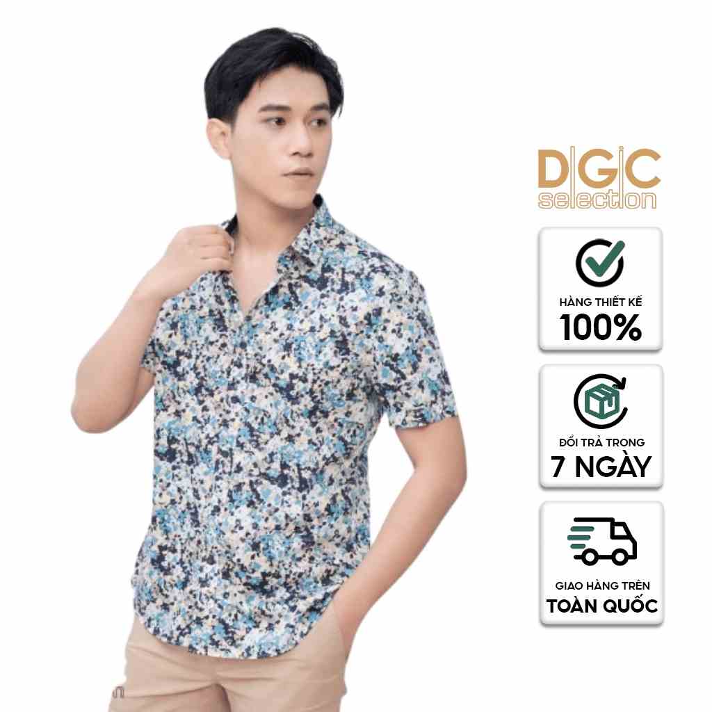 Áo sơ mi Nam ngắn tay Slim Fit DGCs - SASNCB21M-S