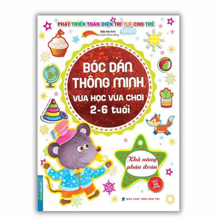 [Mã BMLTB35 giảm đến 35K đơn 99K] Sách - Bóc dán thông minh vừa học vừa chơi 2-6 tuổi - Khả năng phán đoán