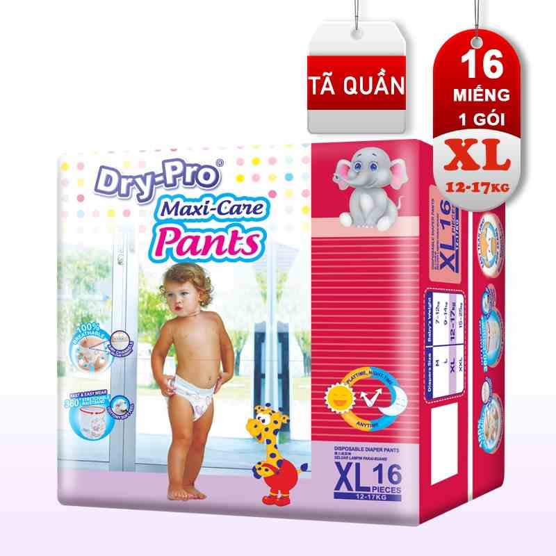 [Mã BMLTA35 giảm đến 35K đơn 99K] TÃ QUẦN GÓI NHỎ DRY-PRO siêu thấm hút nhập khẩu MALAYSIA