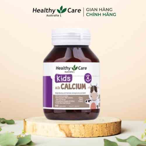 Viên sữa Canxi Healthy Care Úc - Bổ sung Canxi & vitamin D3 cho bé giúp phát triển chiều cao (60 viên)