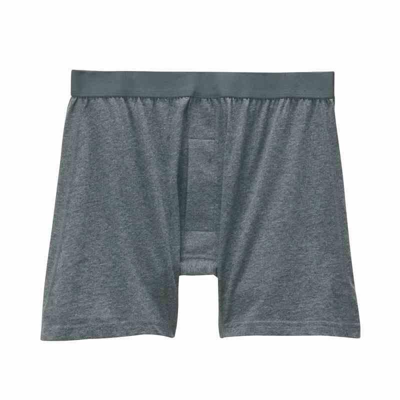 Muji Quần Lót Trunk Kiểu Mở Trước Vải Jersey Cotton Ấn Độ