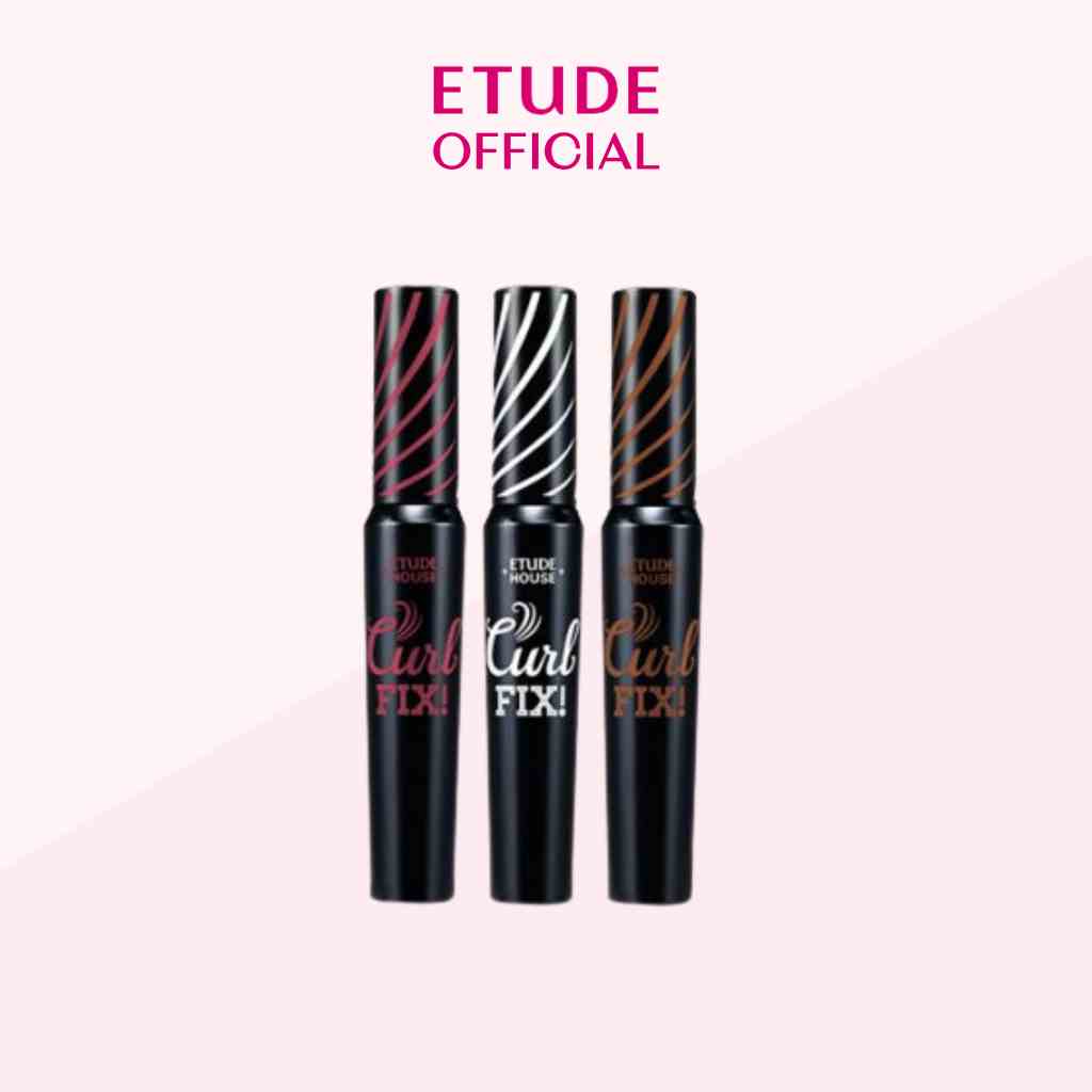 Mascara chuyên uốn cong và làm dài mi ETUDE Lash Perm Curl Fix Mascara Giúp Uốn Cong và chải dài lông mi 8g