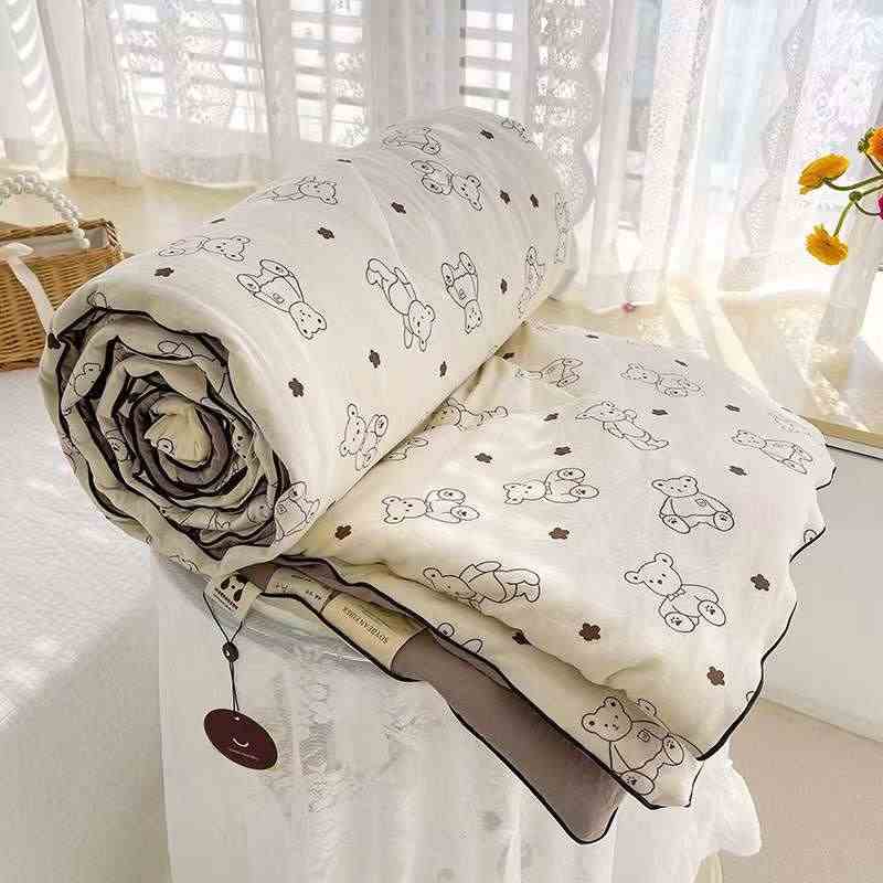 [Mã BMLTA35 giảm đến 35K đơn 99K] [BST]Chăn hè cotton đũi Hàn Quốc EmmiBedding, kích thước 2mx2m3, mềm mát