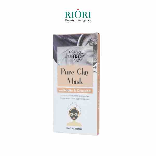 Mặt Nạ Đất Sét Detox Thải Độc Da RIORI Pure Clay Mask (6 gói)